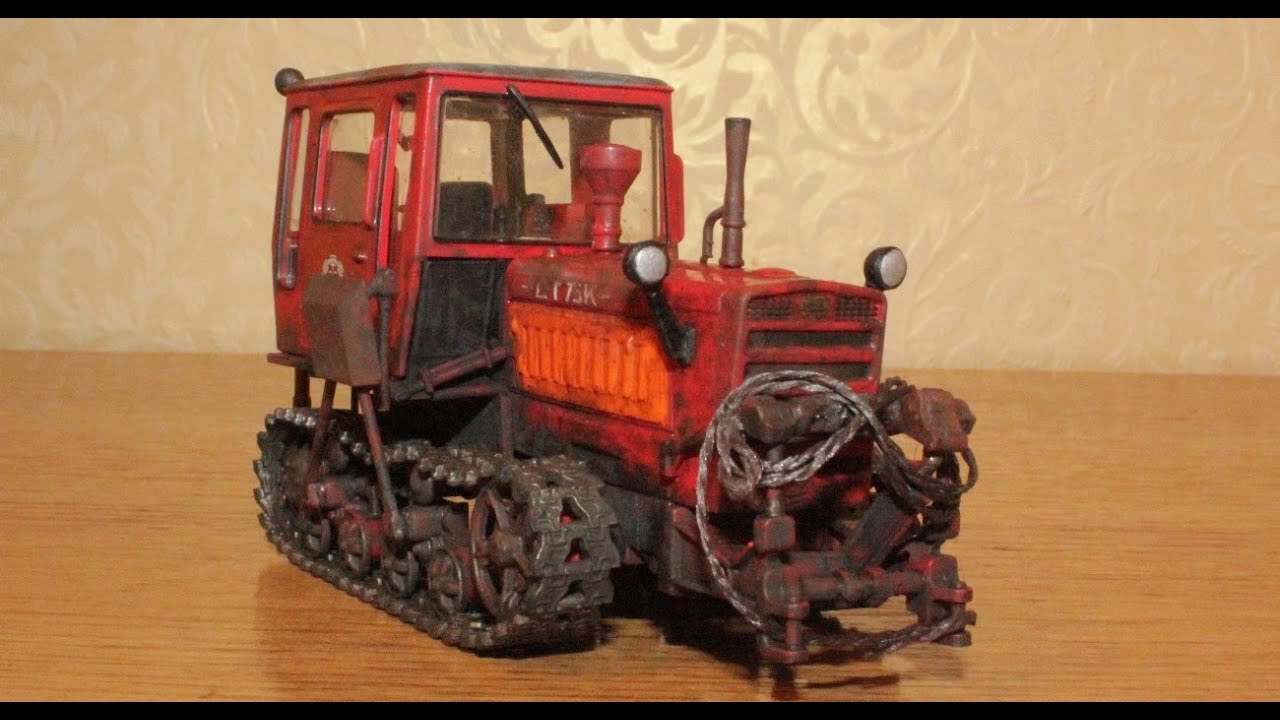 ДТ-75К 1:43 (Тракторы история люди машины №83)