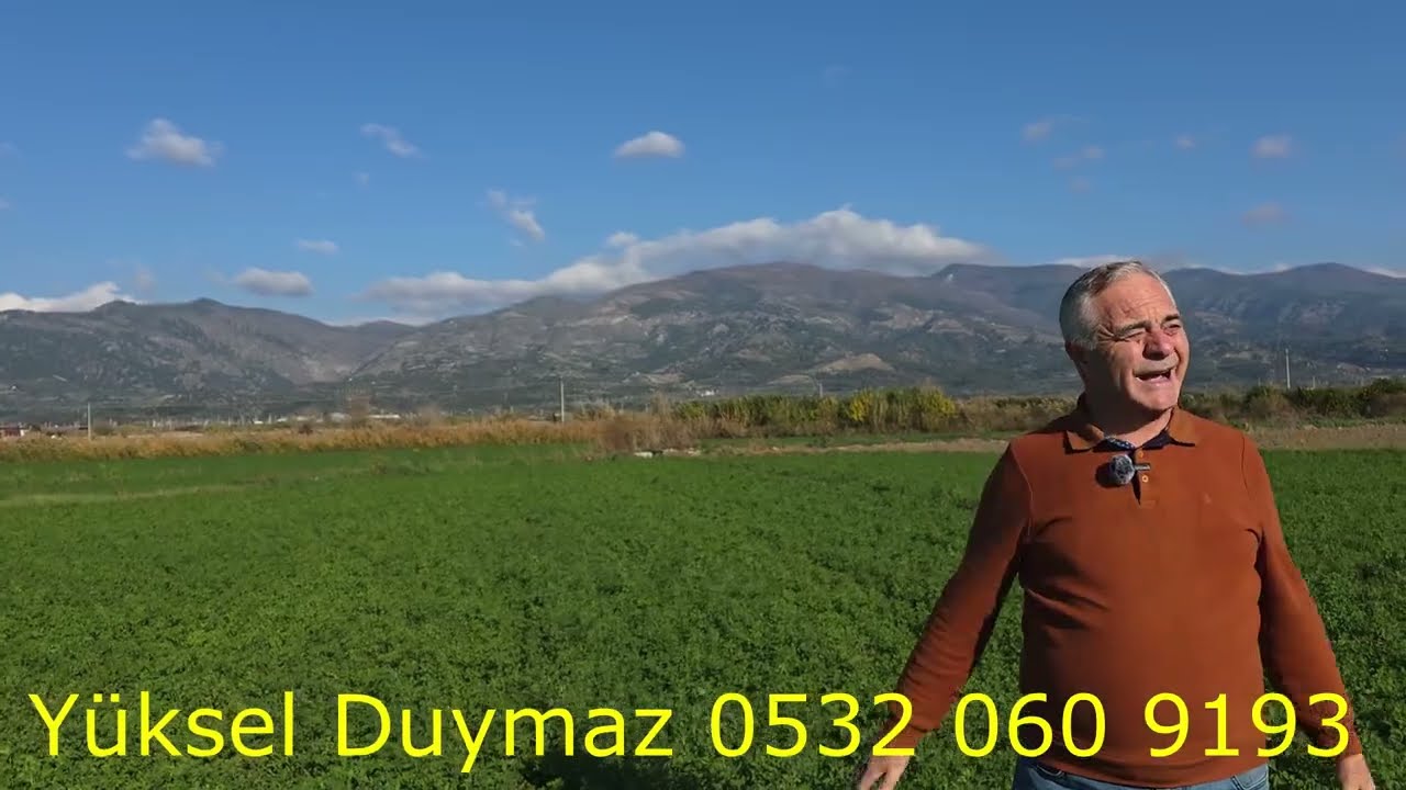 AYDIN'DA SATILIK 11 DÖNÜM TARLA SUYU VAR YOLU VAR ULAŞIMI KOLAY YATIRIMLIK TOPRAK !