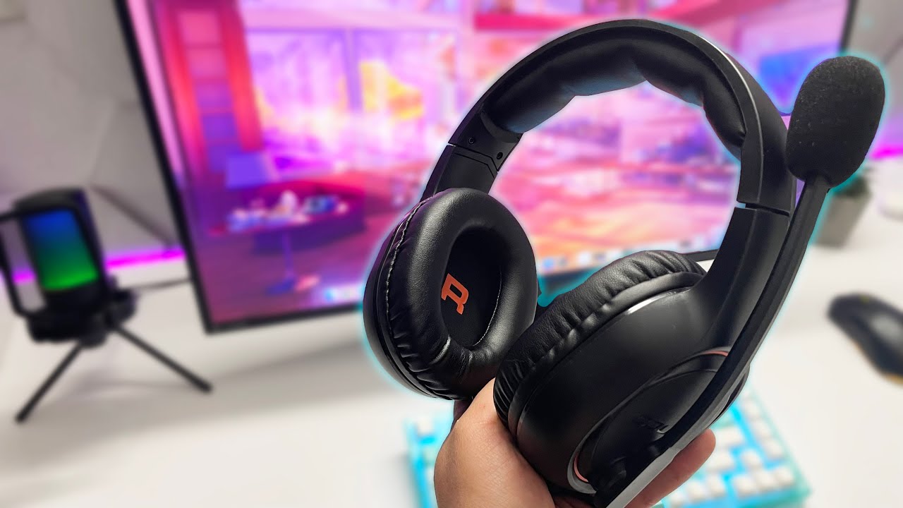 Мікрофон у навушників ТОП! Cougar HX330 Orange.