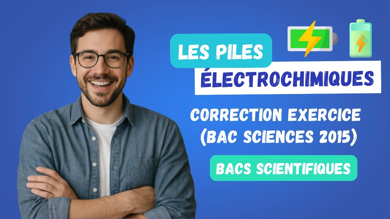 14. Les piles électrochimiques -Correction Exercice (Bac sci 2015)- Bac Sciences/Technique/Info/Math