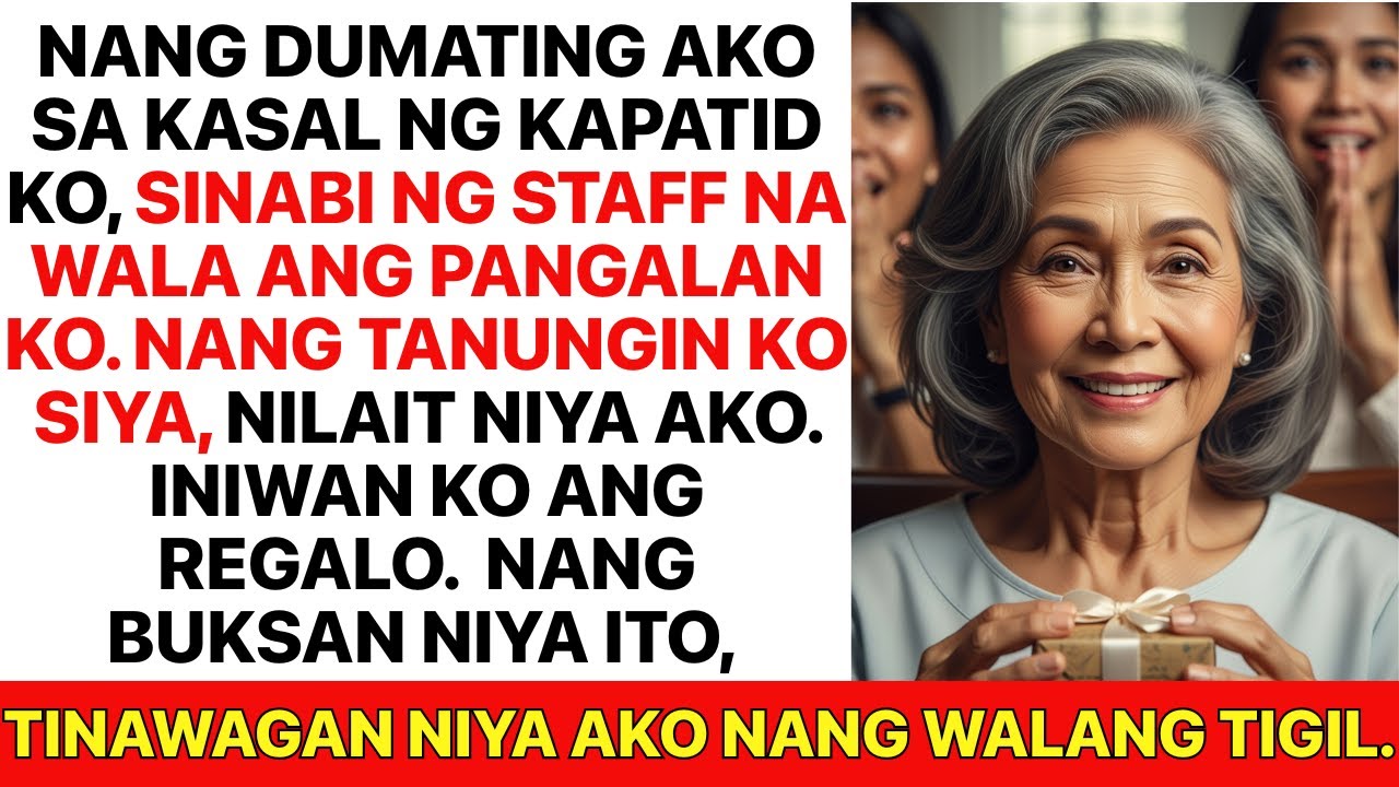 Pinagbawalan Ako sa Kasal ng Kapatid Ko Hanggang Buksan Niya Regalo Ko at Napasigaw Siya!