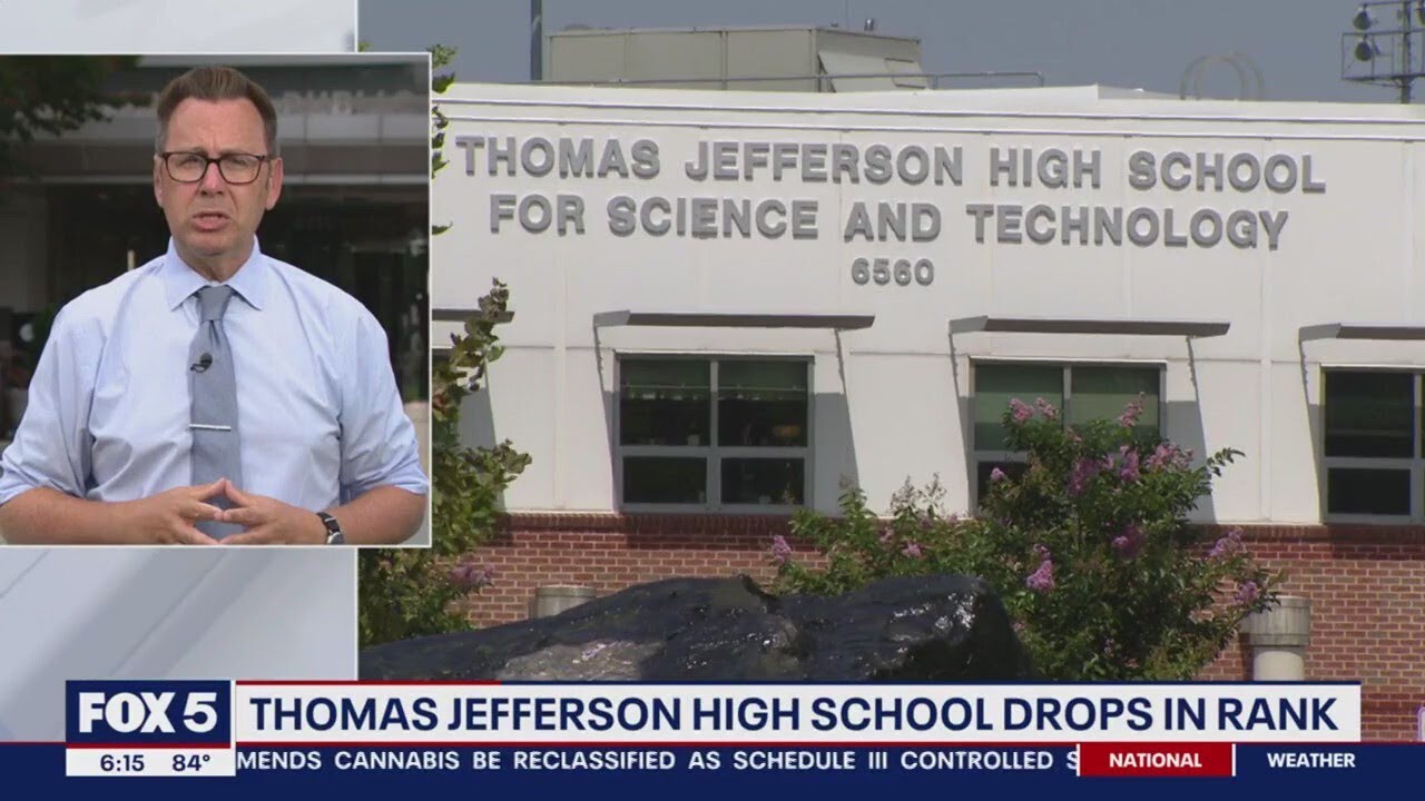 Thomas Jefferson High School drops in rank