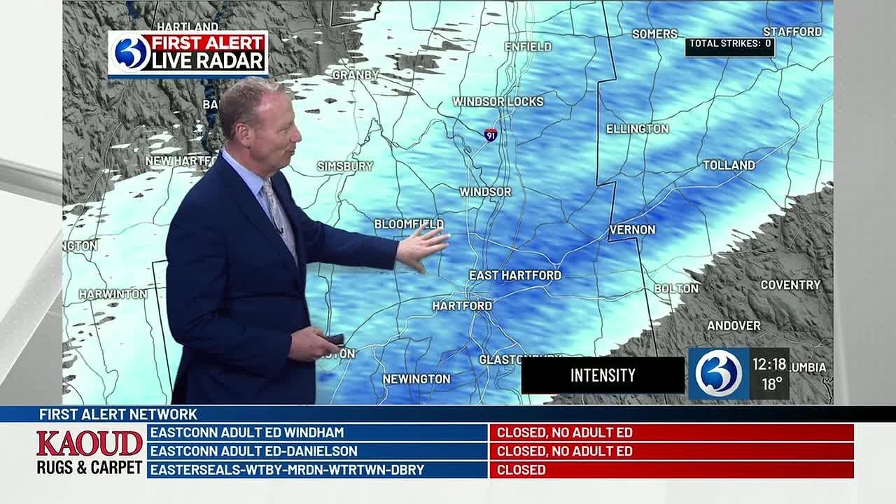 FORECAST: Tracking a little bit of more snow Monday afternoon