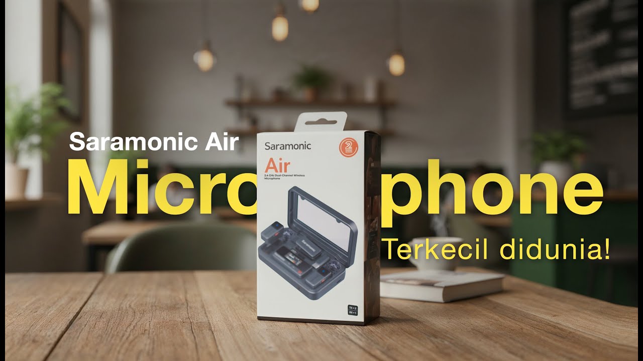 САМЫЙ МАЛЕНЬКИЙ В МИРЕ БЕСПРОВОДНОЙ МИКРОФОН! - БЕСПРОВОДНОЙ МИКРОФОН SARAMONIC AIR