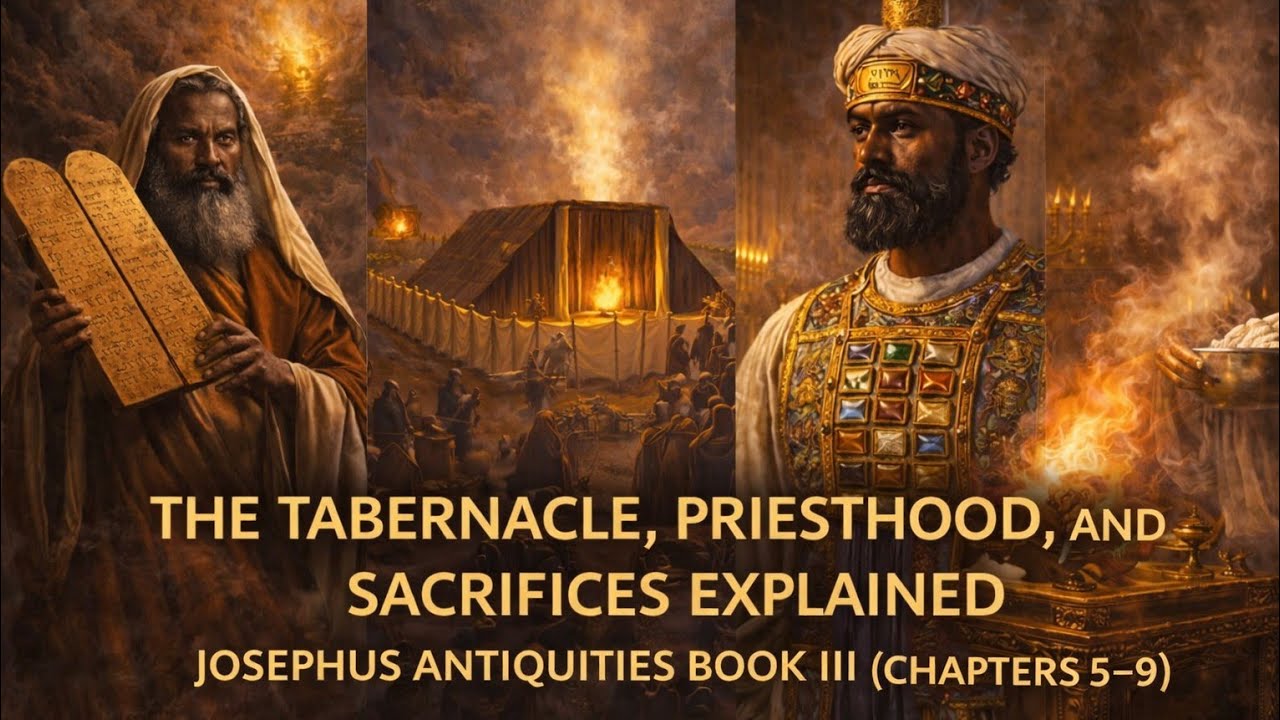 The Tabernacle, Priesthood & Sacrifices Explained | Josephus Antiquities Book III (Ch. 5–9)