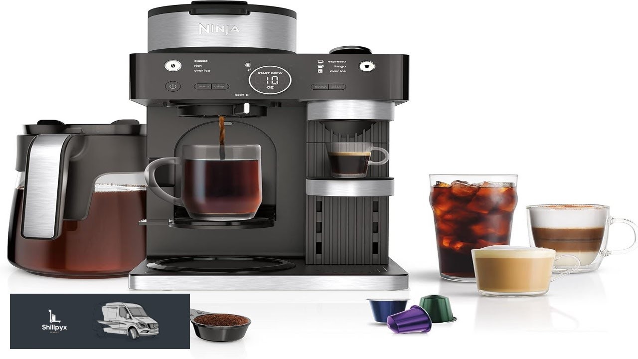 Ninja Espresso & Coffee Maker & Barista System 3 Espresso Brew Styles