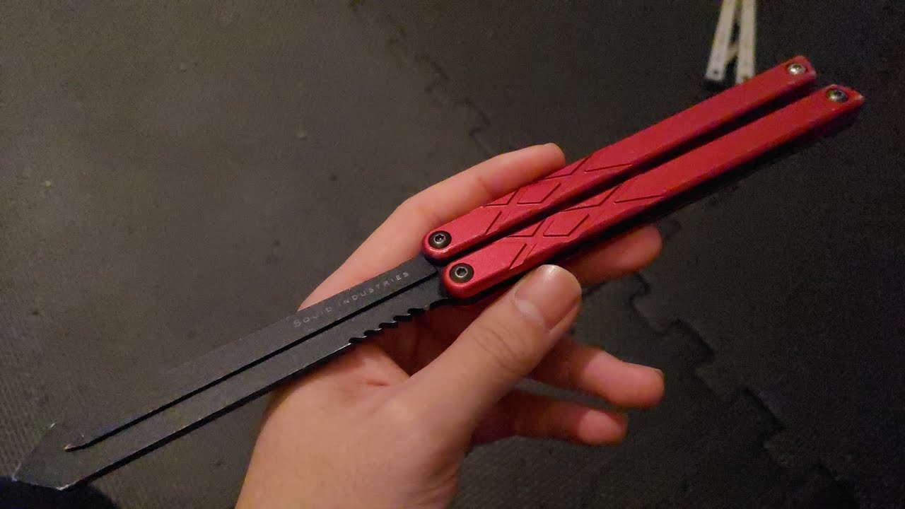 Fully aluminum balisongs are weird... | Squid Industries Swordfish First Impressions