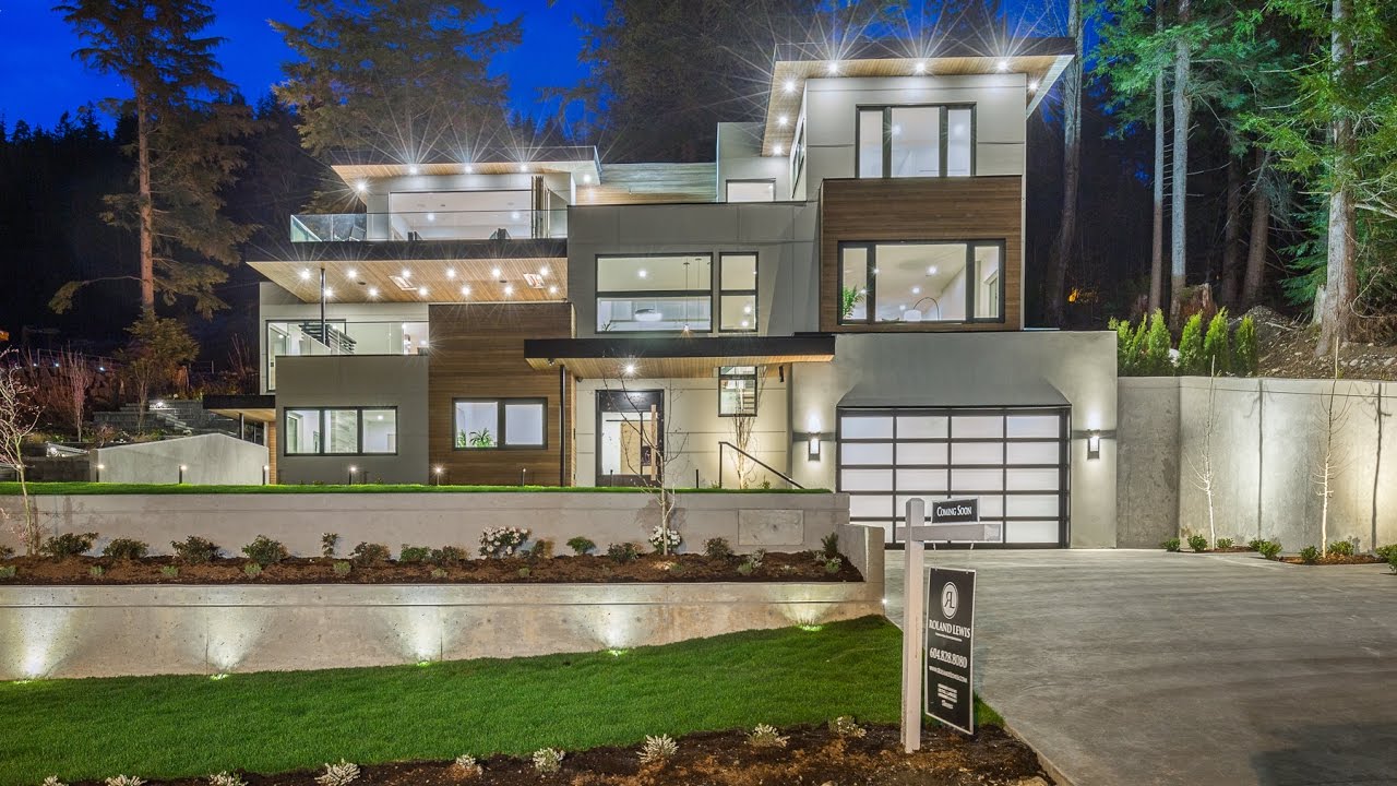 West Coast Contemporary Brand New Britannia Beach Ocean View Home