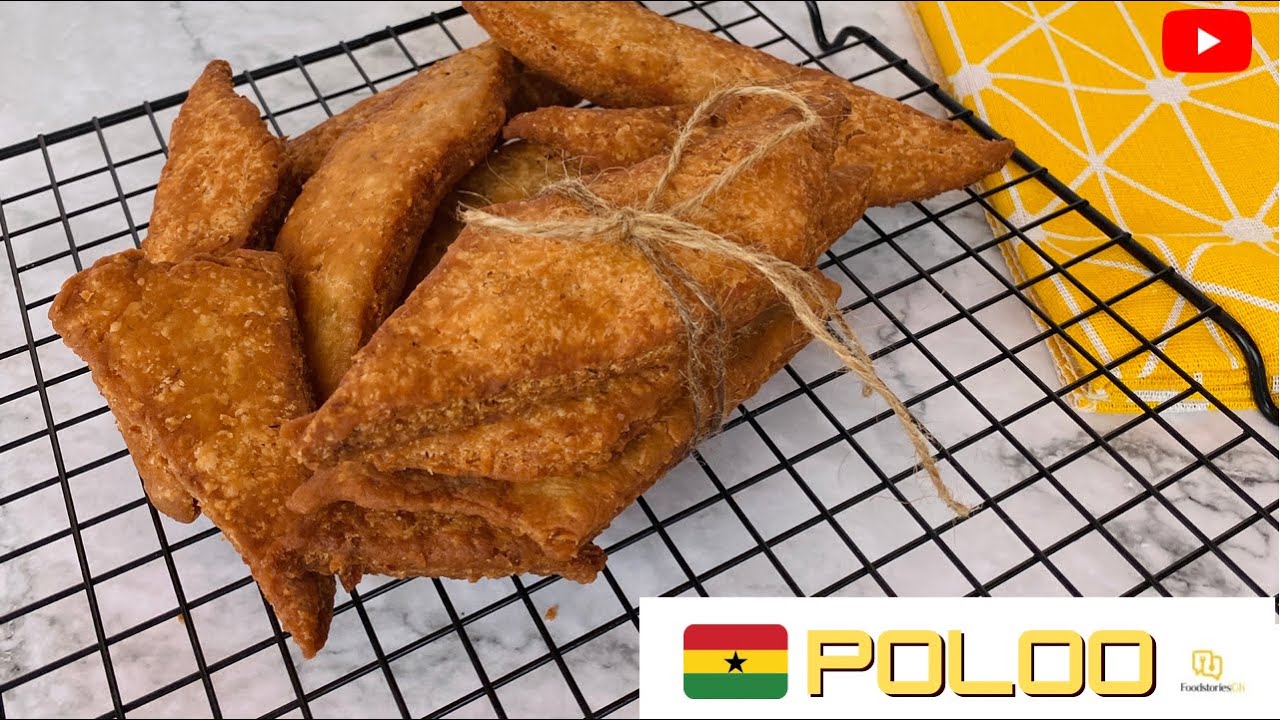 How to make POLOO // Ghana Coconut Biscuit 