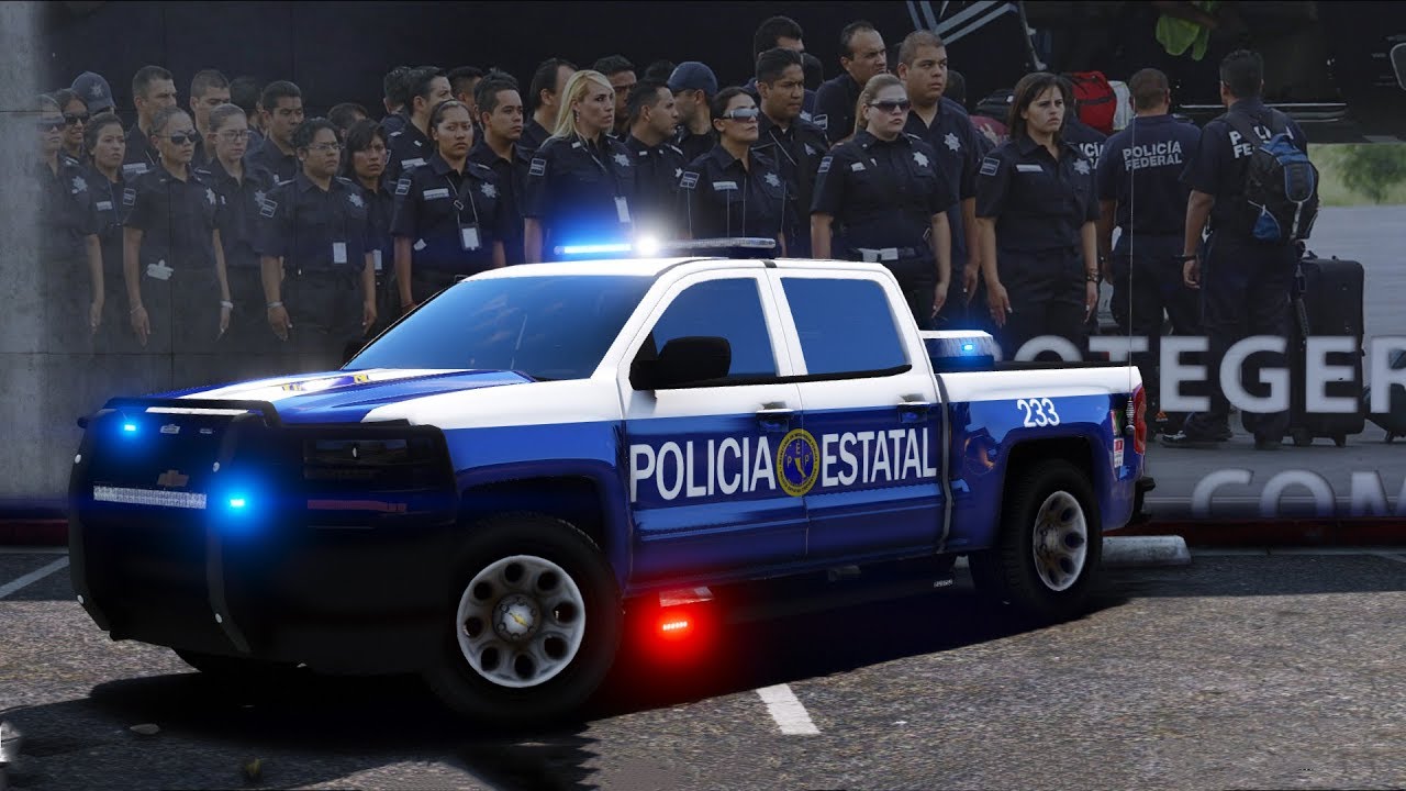 GTA 5 LSPDFR #233 POLICIA ESTATAL DE BAJA CALIFORNIA - ENFRENTAMIENTOS | TheAxelGamer