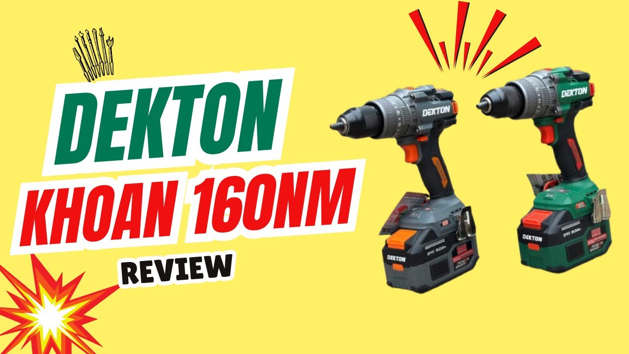 REVIEW Máy khoan 160Nm Dekton - Đối thủ nặng ký trong phân khúc 🔥