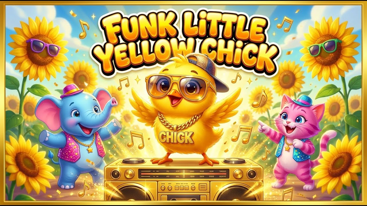 Песенка про маленького желтого цыпленка 🐥 Песенки и детские стишки про детенышей животных - МИЛАШКИ