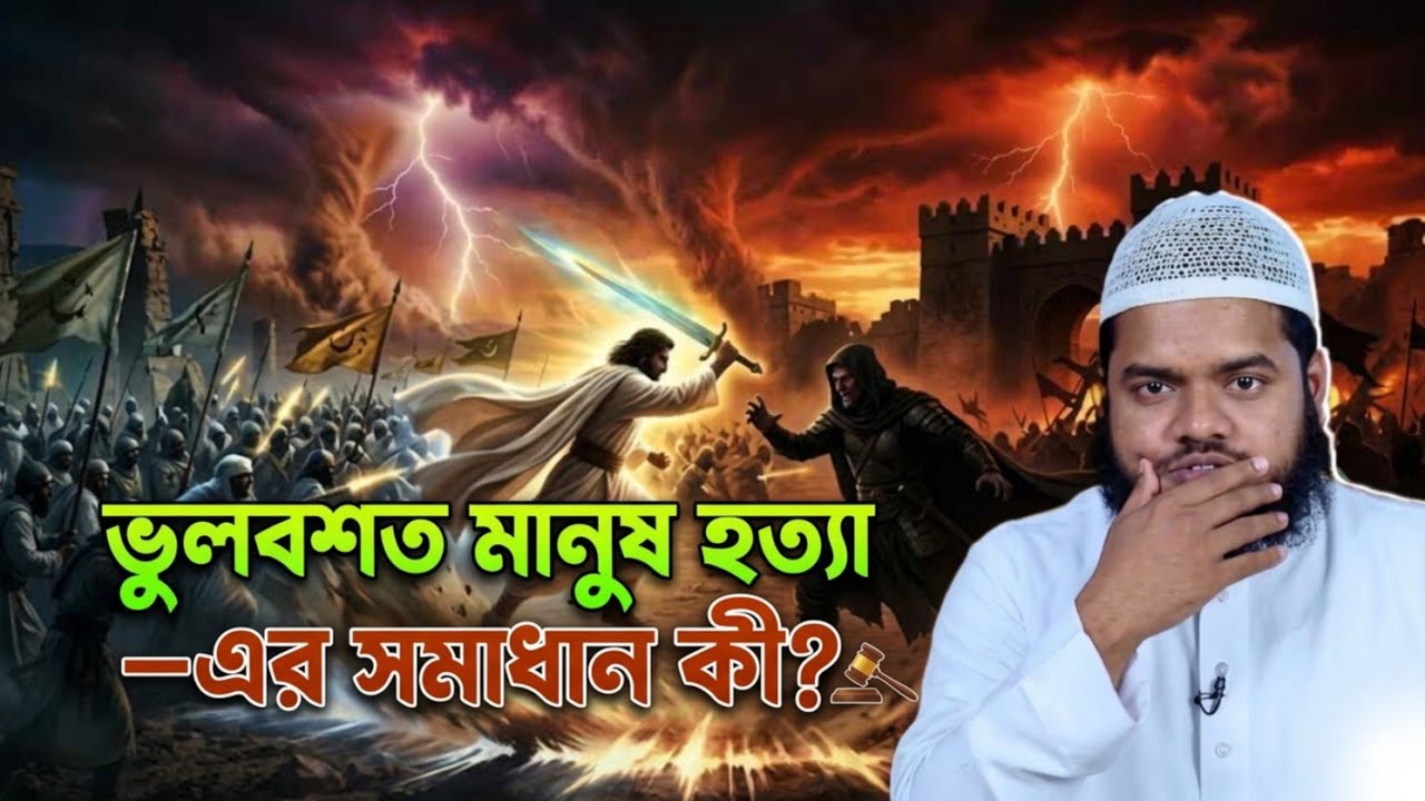ভুলবশত হ/ ত্যা করলে কীভাবে সমাধান করবেন | আব্দুল্লাহ বিন আব্দুর রাজ্জাক