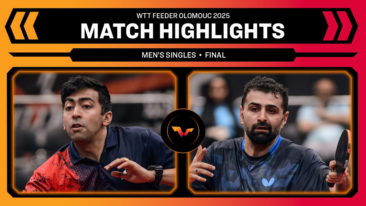 Harmeet Desai vs Noshad Alamiyan | MS Final | WTT Feeder Olomouc 2025