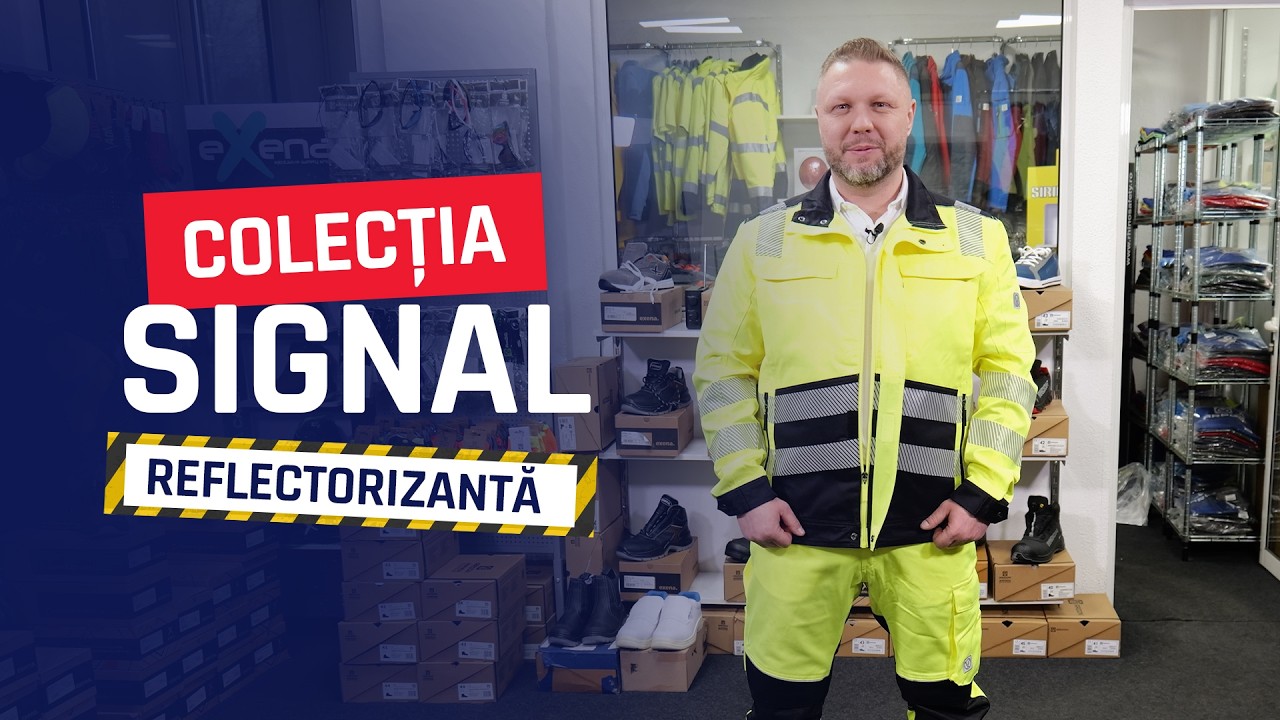 Descoperă colecția de îmbrăcăminte reflectorizantă Signal