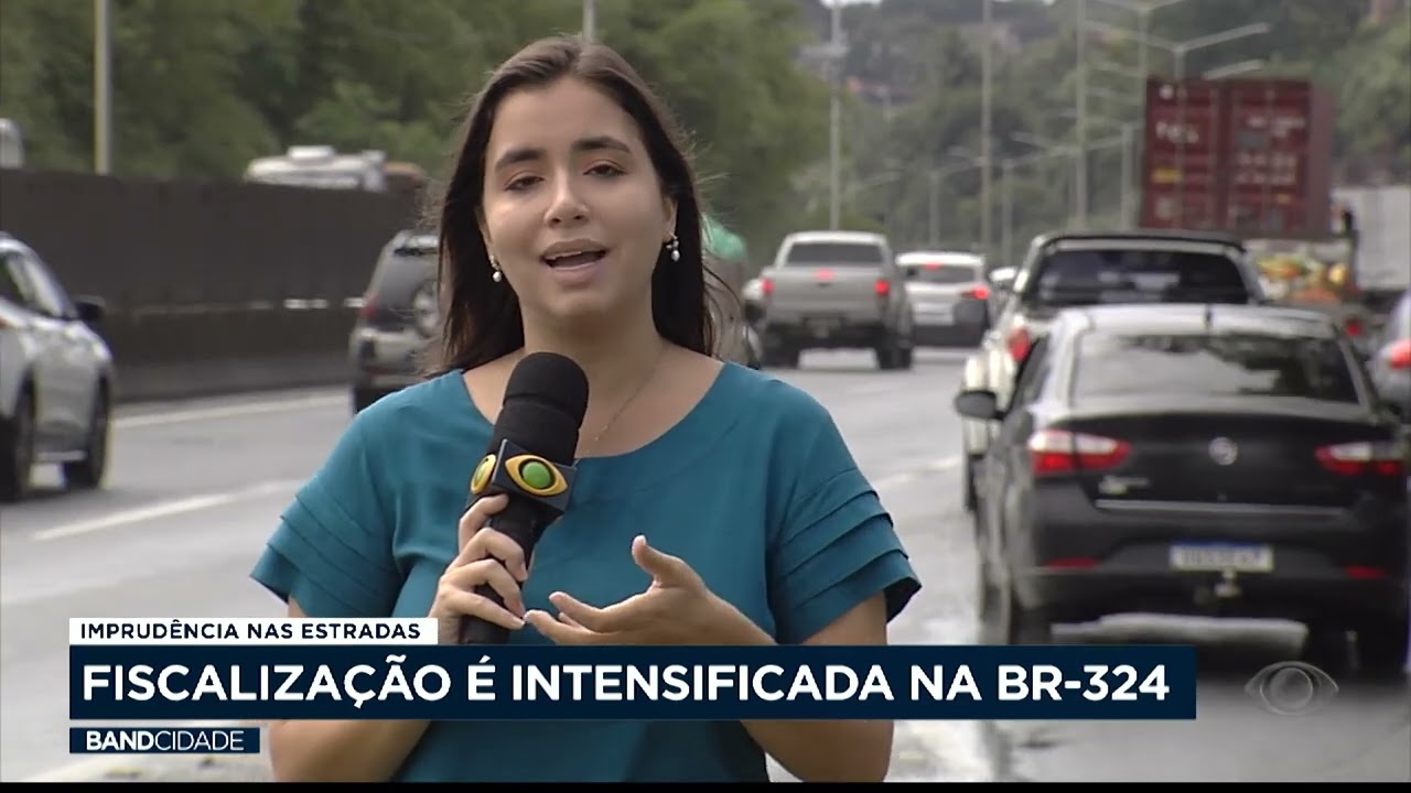 PRF intensifica fiscaliza&ccedil;&atilde;o na BR-324 durante feriado de S&atilde;o Jo&atilde;o - Band Cidade