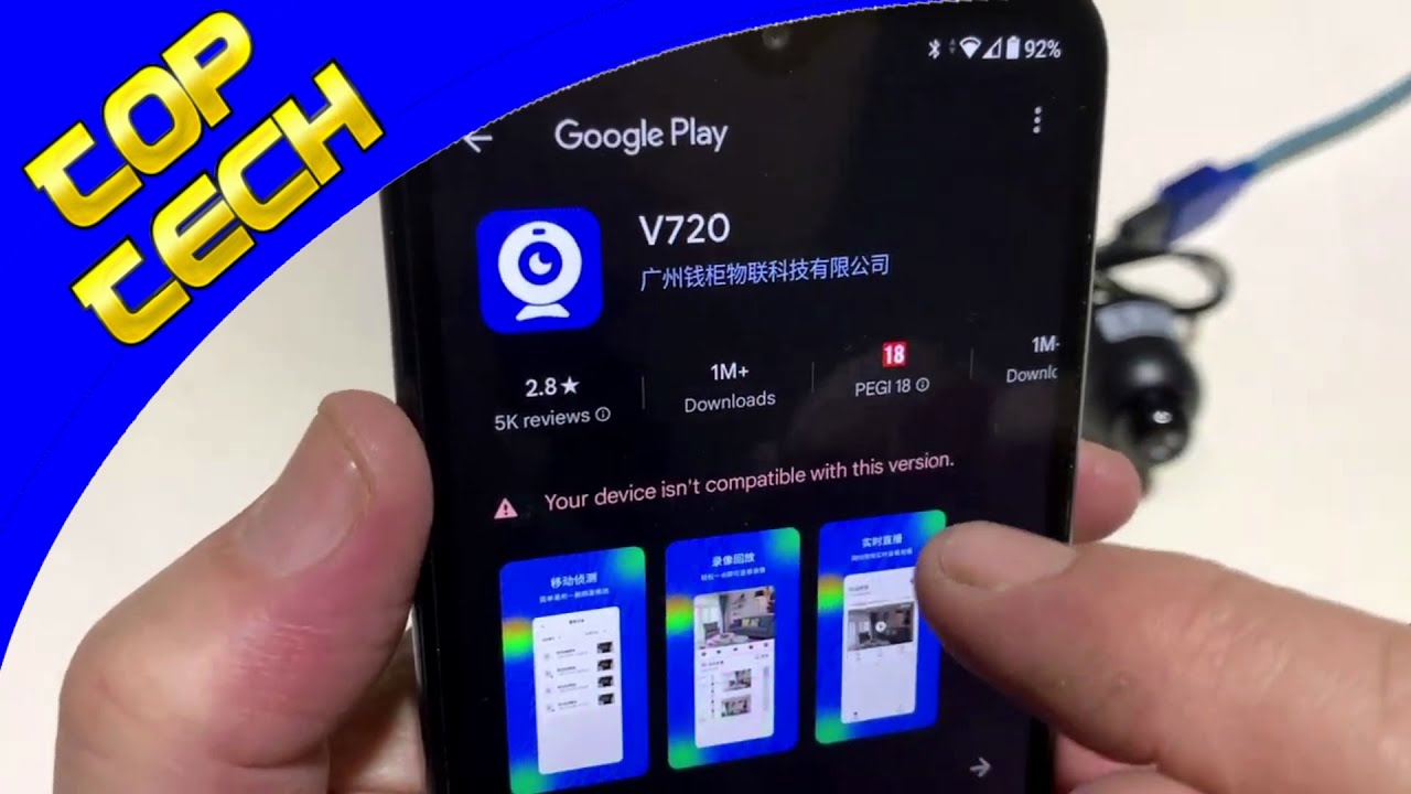 App V720 Settings Wifi Small Camera