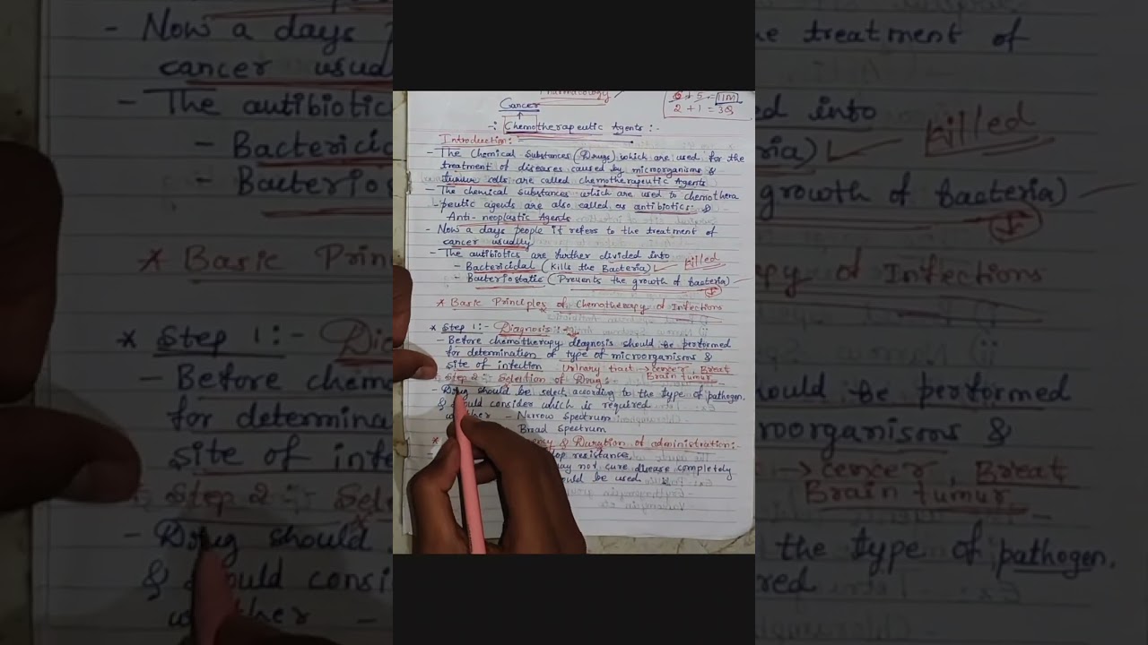 Chemotherapeutic agents 1)Penicillin 2)Cephalosporins