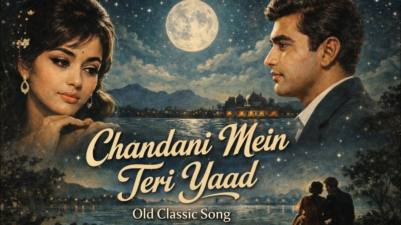 Chandani Mein Teri Yaad | Old Classic Hindi Romantic Song | 60s-70s Style Love Song | 