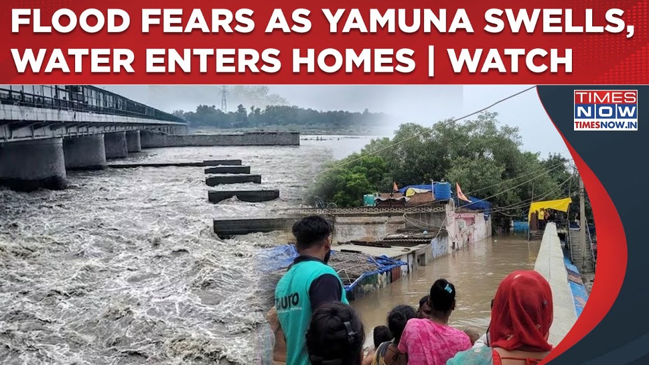 Delhi NCR Rains: Flood Alert| Yamuna Swells, Breaches Danger Mark| Water Enter Homes| Gurugram Shuts
