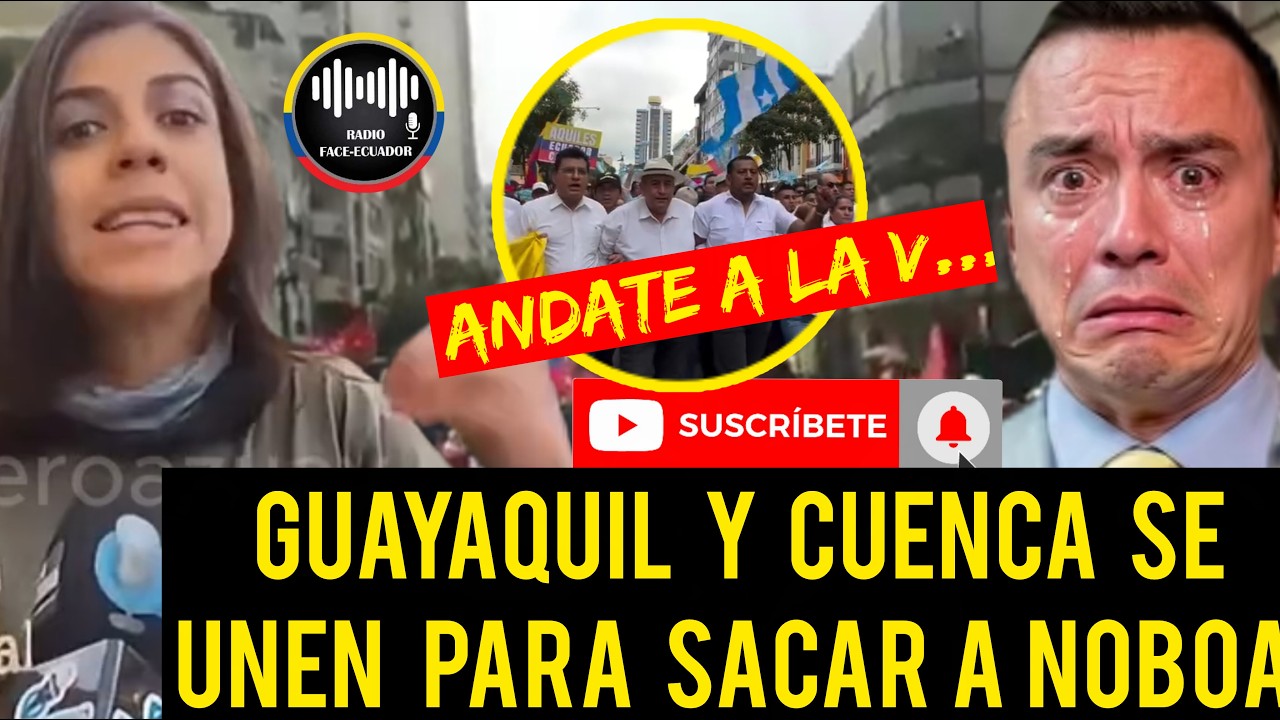GUAYAQUIL Y CUENCA SE UNEN PARA SACAR DEL PODER A DANIEL NOBOA NOTICIAS ECUADOR RFE TV