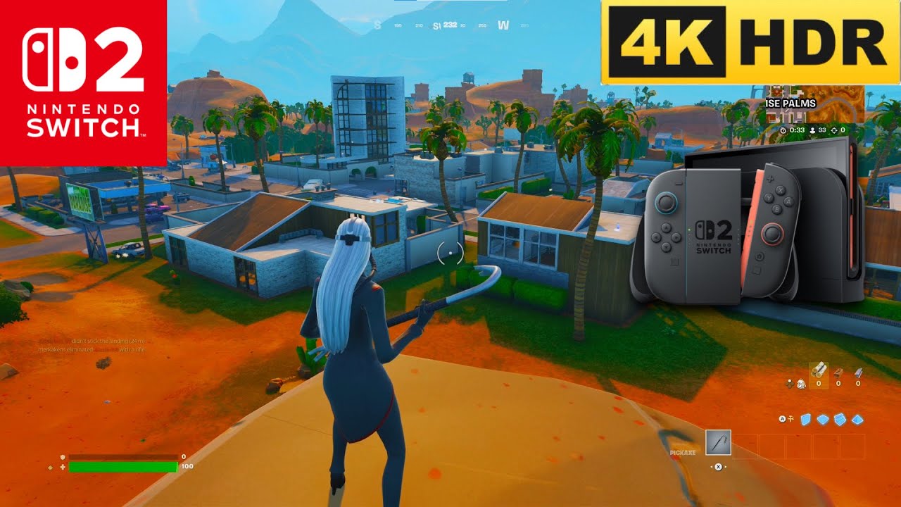Nintendo Switch 2 Fortnite Reload Gameplay (4K 60FPS)