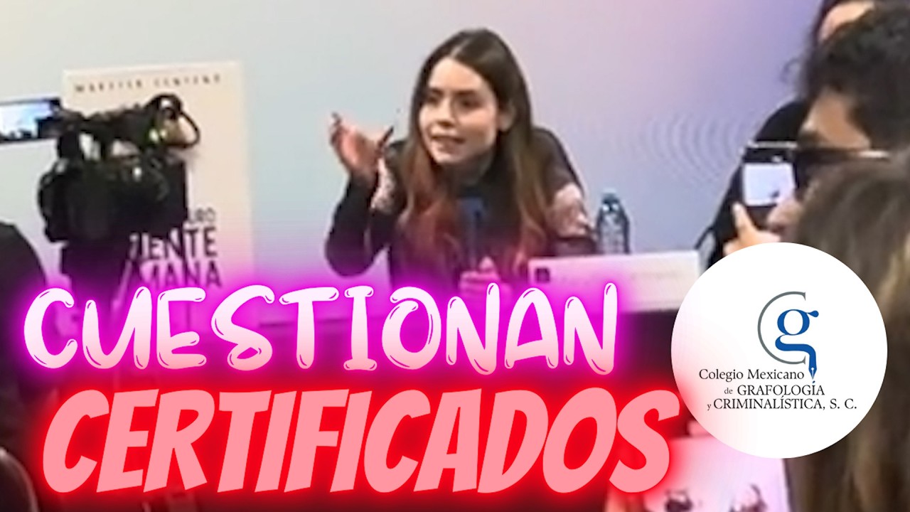 CUESTIONAN ESCUELA DE GRAFOLOG&Iacute;A DE MARYFER CENTENO! CHISME RESUMEN!