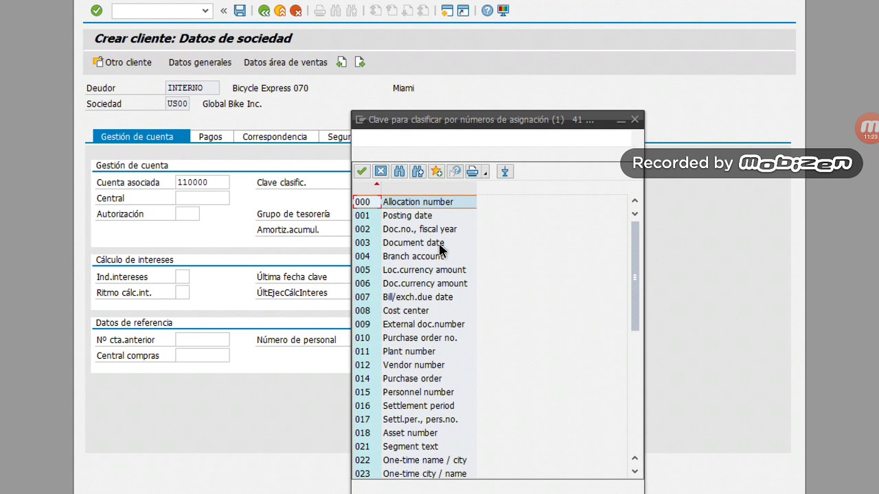 Pasos Iniciales con SAP SD - 01 - Creación de Nuevo Cliente