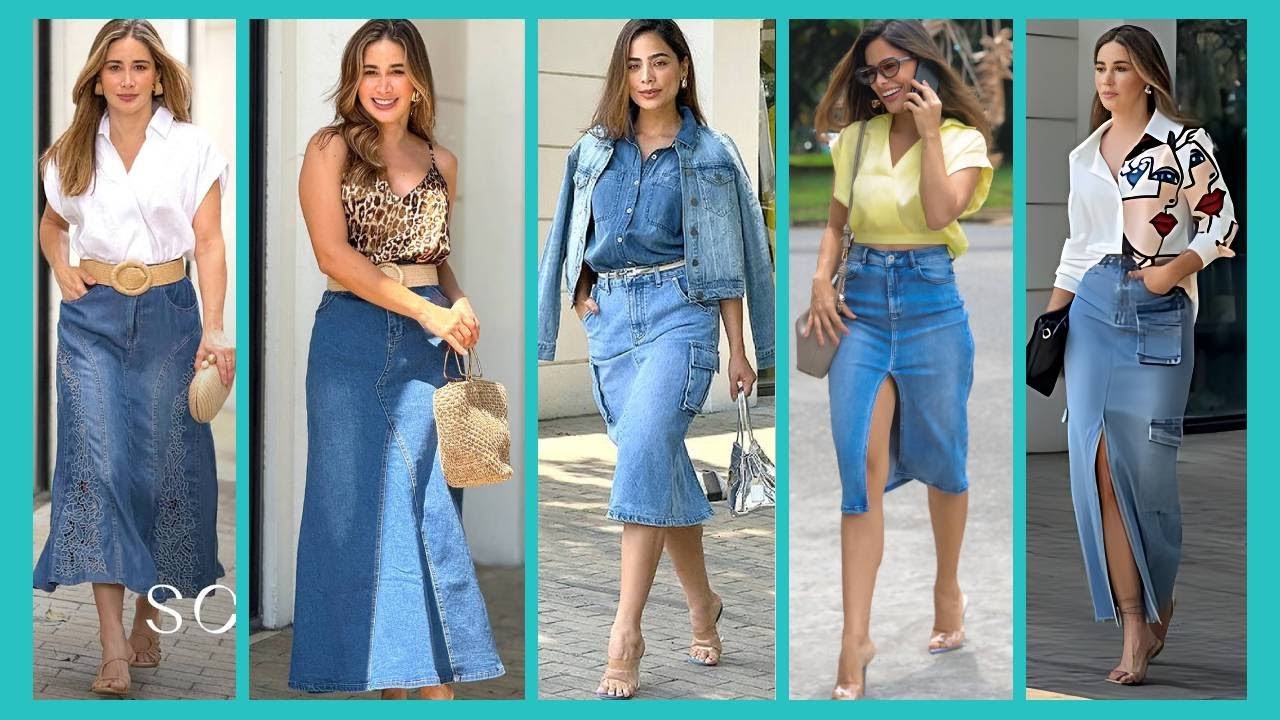 LA ALTERNATIVA PERFECTA: POR QUÉ LAS FALDAS DE  MEZCLILLA-JEANS-VAQUERAS ESTÁN EN TENDENCIA