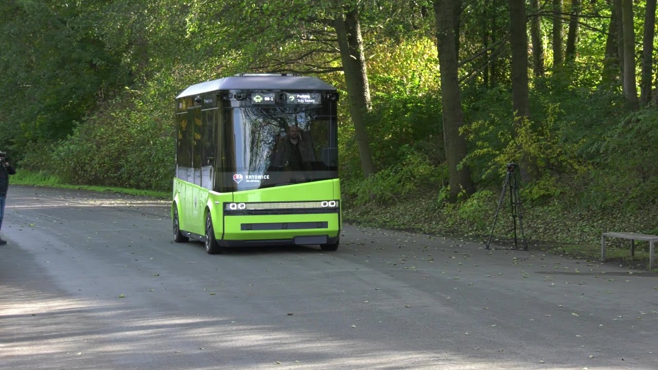 Katowice testują autonomiczny autobus 30.10.2023