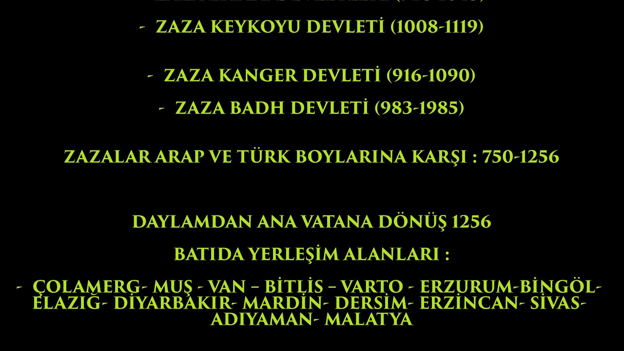 Zaza Tarihi resimsiz