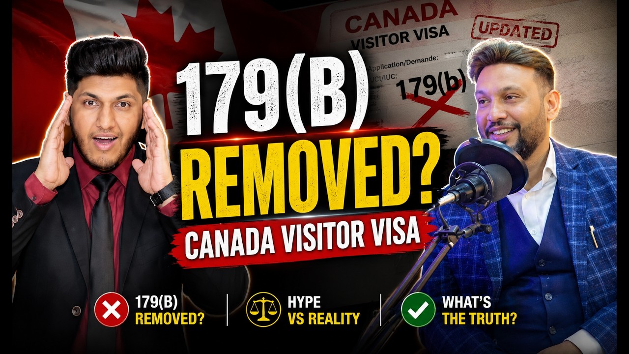 Canada Visitor Visa: Hype V/S. Reality | 179B Removed? | 99% Visa? | IMMIGRATION TALK EP. 29
