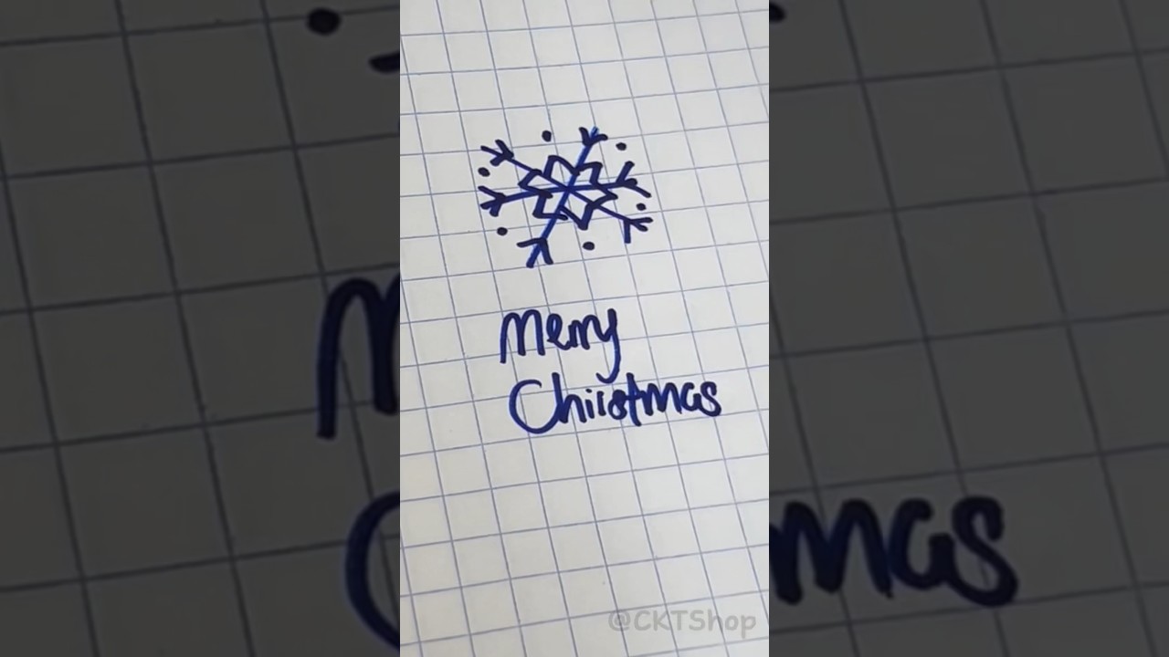 Snowflake Tutorial ❄️ #snowflakes #tutorial #merrychristmas #chirstmas #cktshop #harinatal