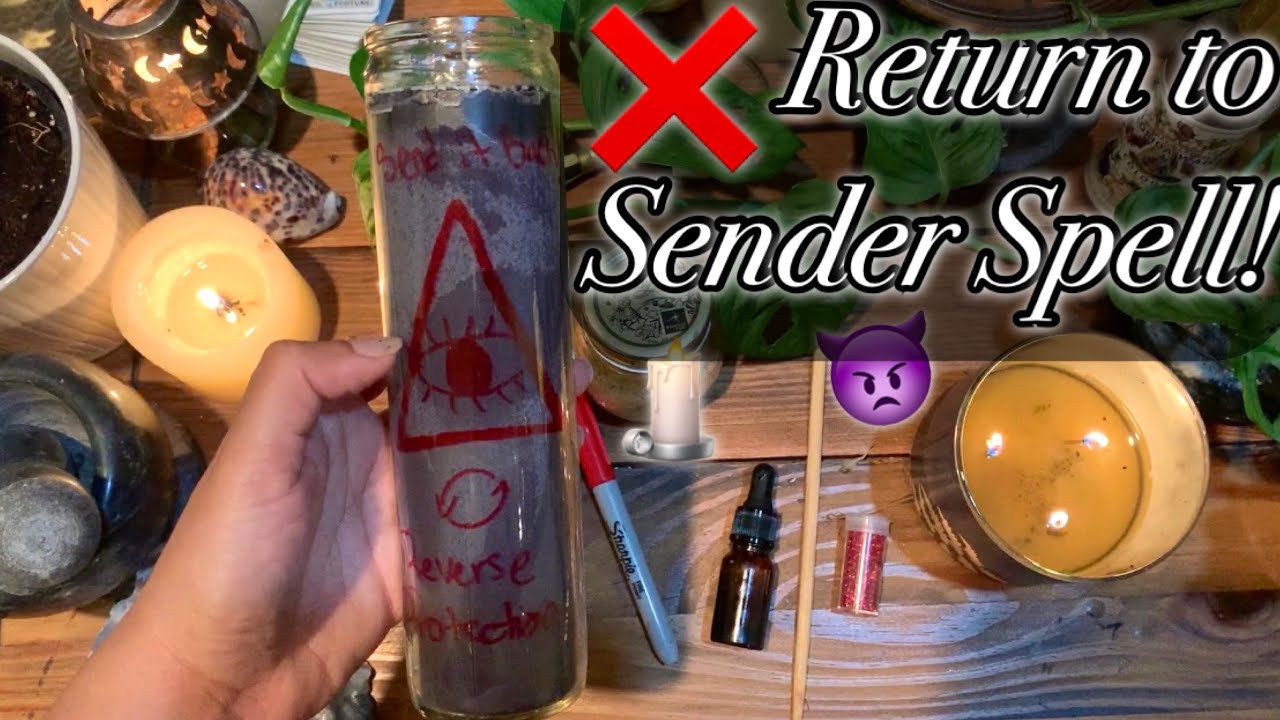 DOLLAR TREE SPELLS | 🕯❌👿 | RETURN TO SENDER PROTECTION SPELL!