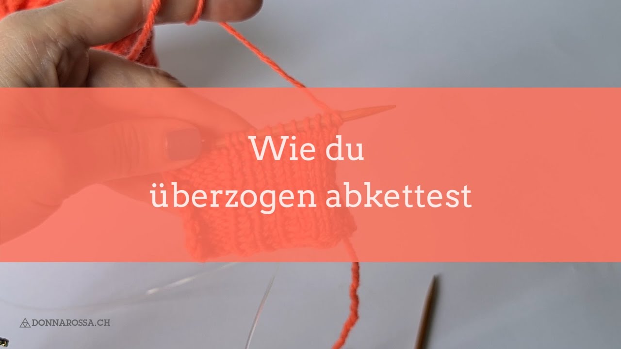 Abketten durch Überziehen