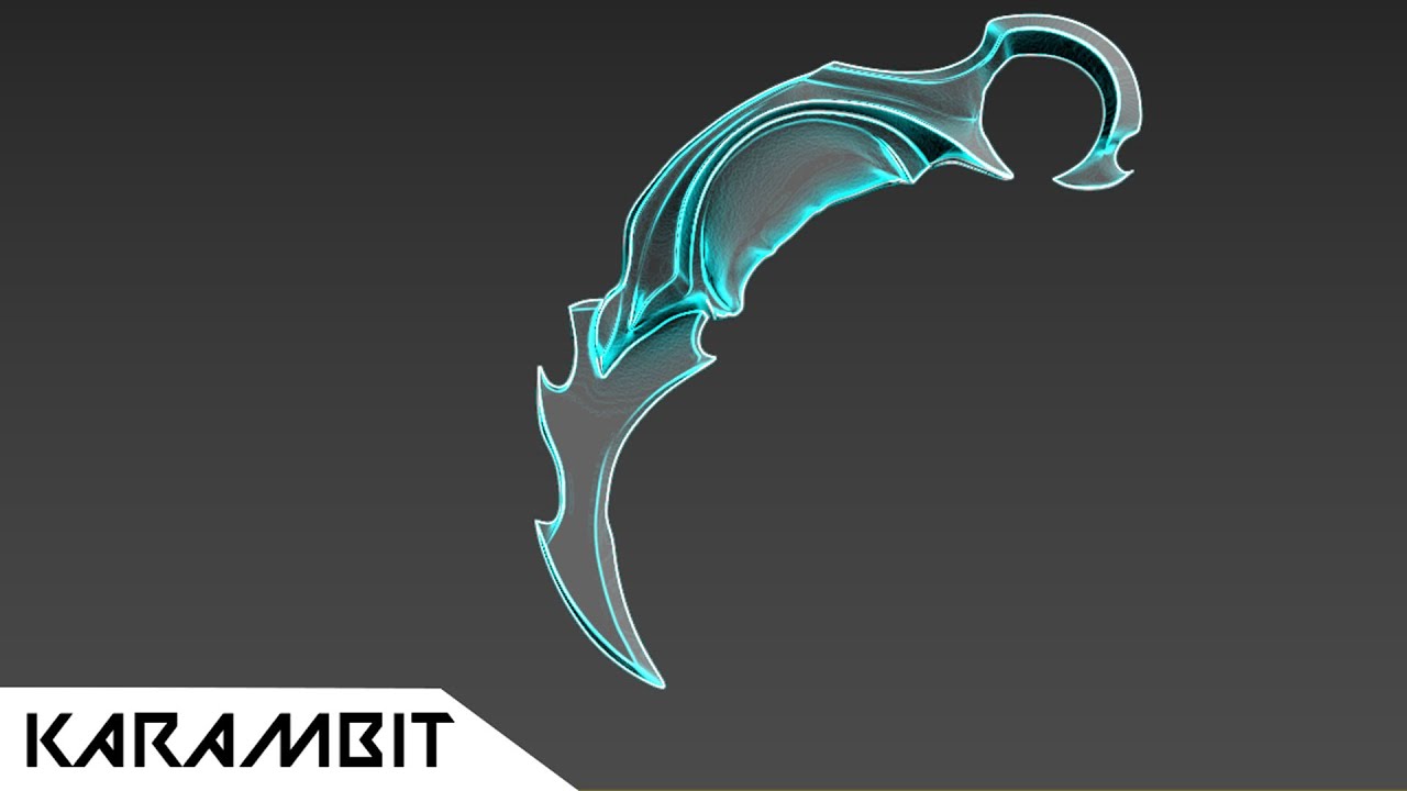 Modeling Karambit Knife 3ds max tutorial PART  - 1