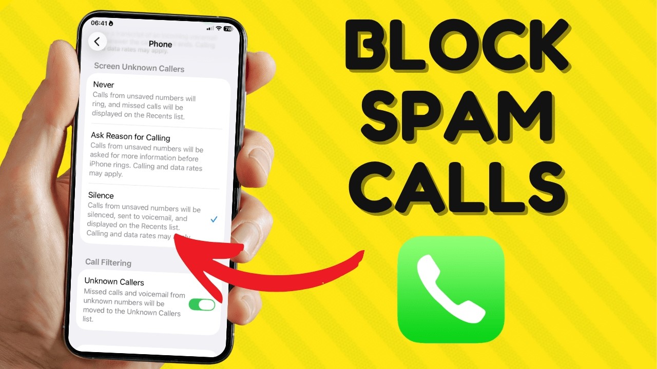 How to Block Spam Calls on iPhone #iphone #iphonetips