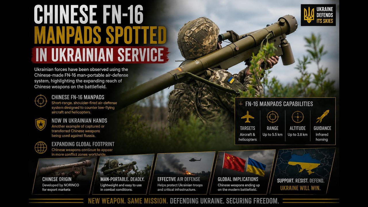 Chinese FN-16 MANPADS spotted in Ukrainian service