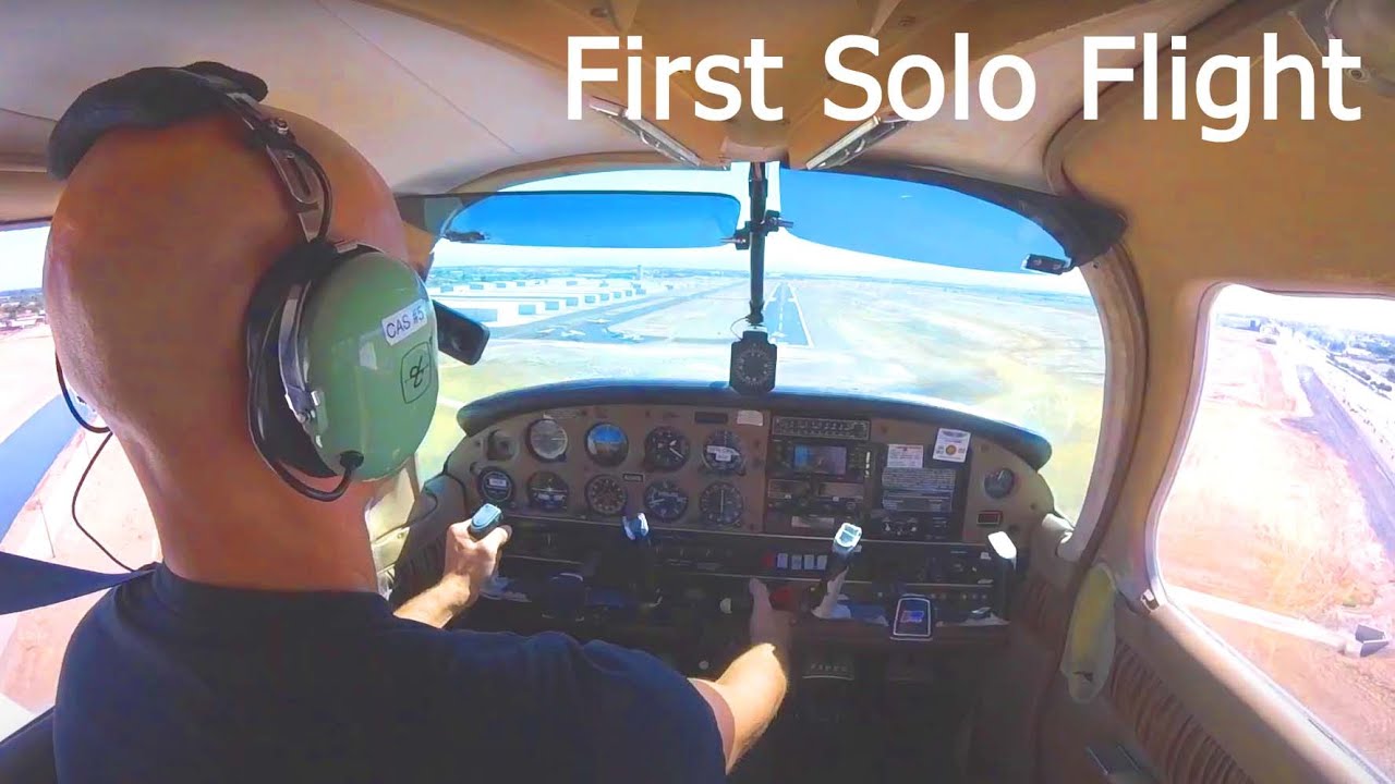 First Solo Flight at Chandler Municipal Airport