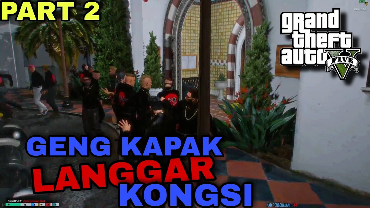 🔴 GTA V | Chiko Geng Kapak Langgar Budak Kongsi PART 2