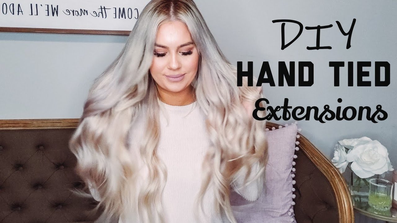 DIY Hand Tied Extensions | Zala Extensions | Beaded Weft Extensions