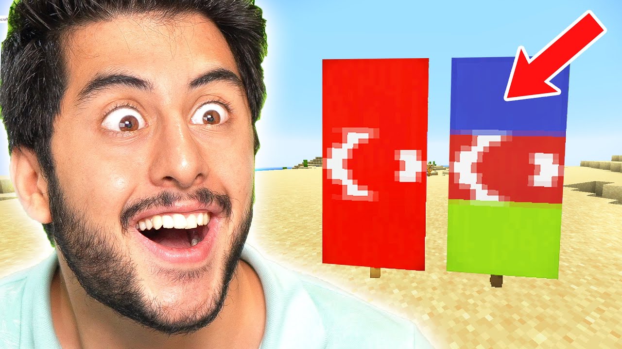 AZERBAYCAN BAYRAĞI YAPMA MAKİNASI!! MİNECRAFT EFSANE Mİ? GERÇEK Mİ?