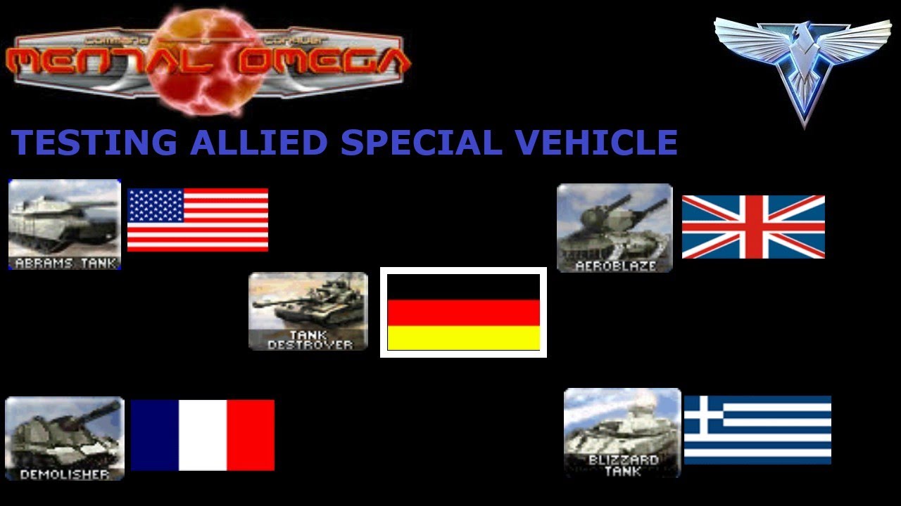 Mental Omega 2.0: Testing Allied Special Vehicle