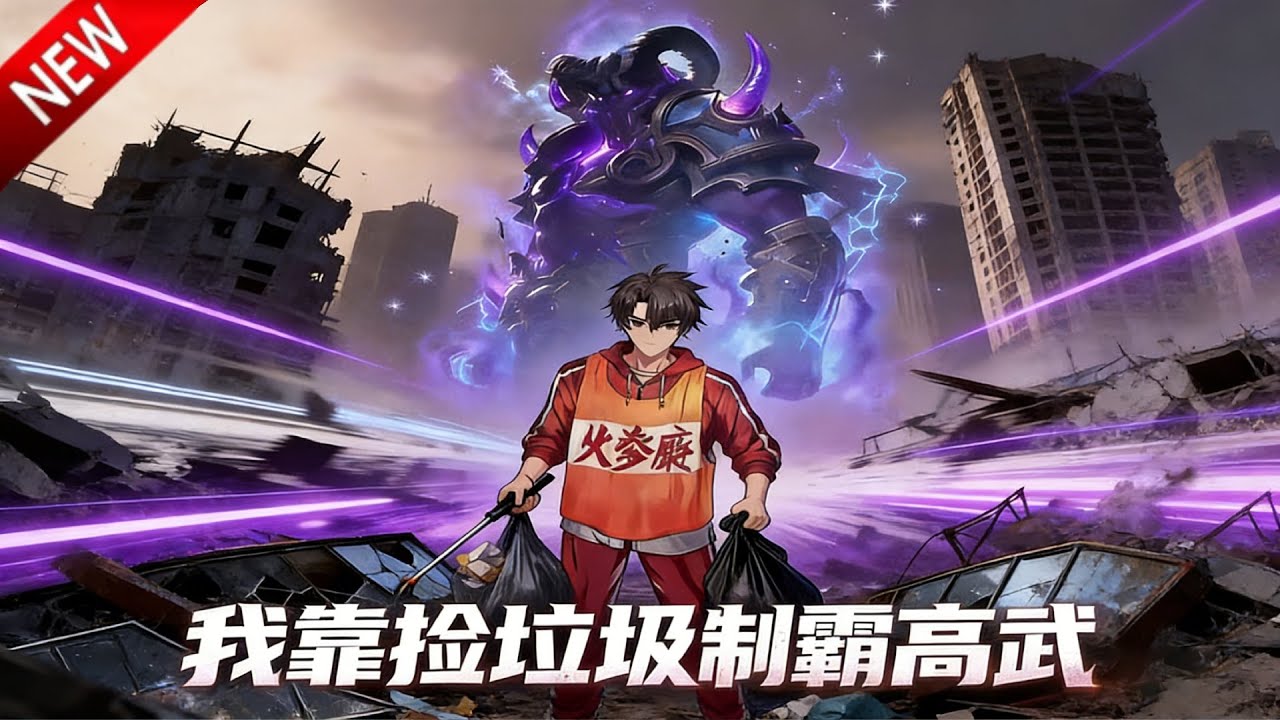 💥【新番上线】F级废材林风绑定“功德系统”，唯有“做好事”才能续命！别人修炼我捡垃圾，别人打架我扶老人！靠捡烟头获得神级功法！《我靠捡垃圾制霸高武》全集 Multi SUB #热血 #漫剧 #动漫魔女
