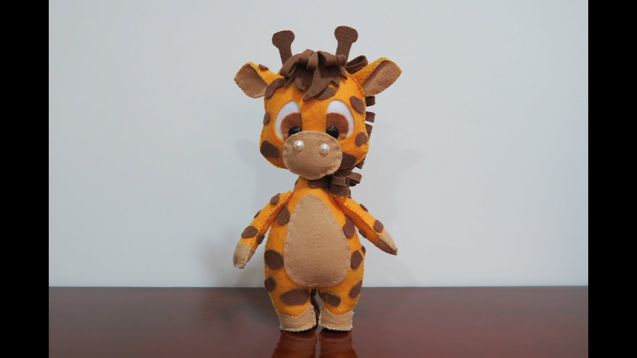 Feltro: Animais da Floresta - GIRAFA