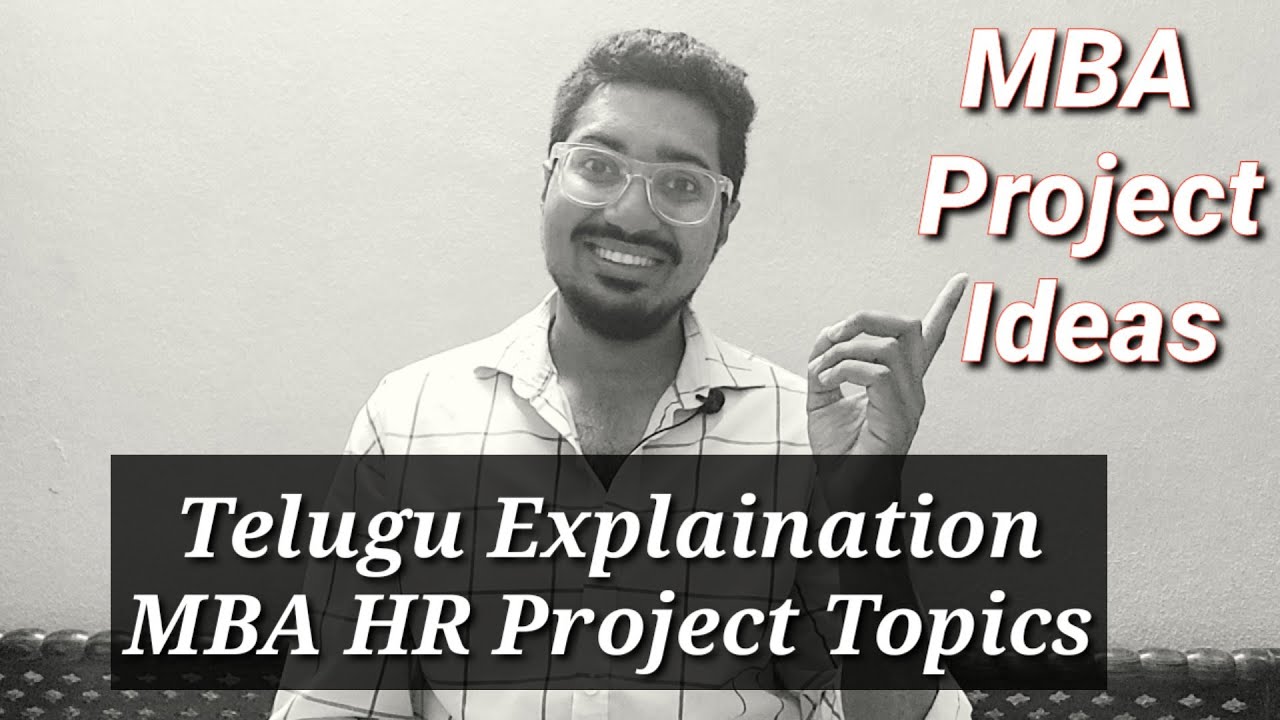 MBA HR Project Topics | MBA HR Project Ideas | Telugu | Elegant Corner