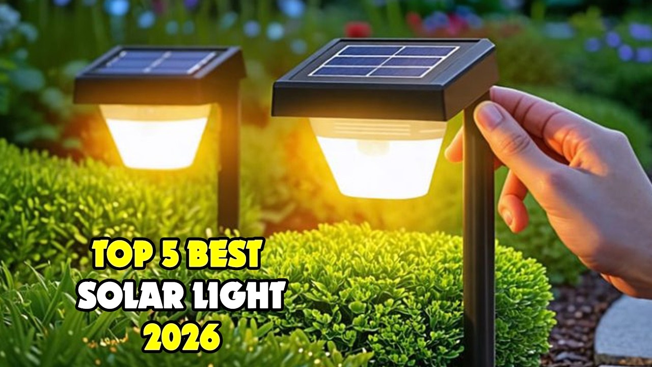 Top 5 Best Solar Light 2026  Solar Lights for Home Decoration.