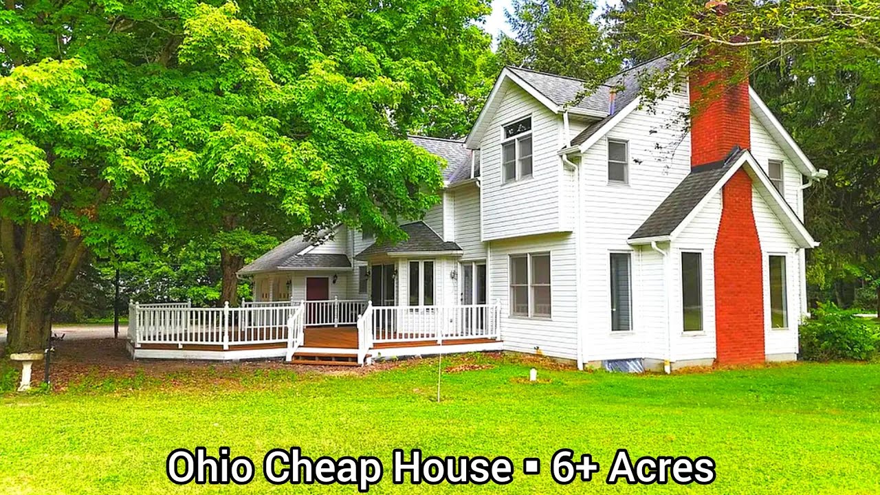 Ohio Cheap Houses For Sale | $100k | 6+ Acres | OH Real Estate For Sale in Auction | Old Houses
