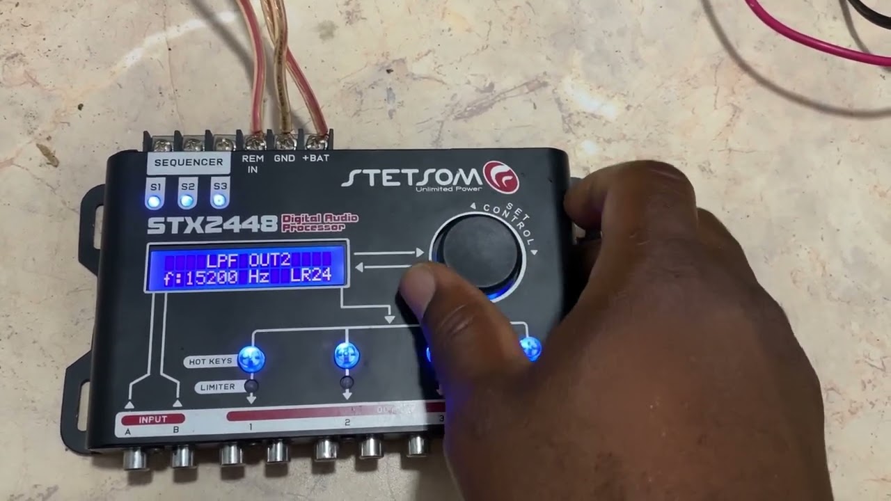 Procesador stetsom configuración básica