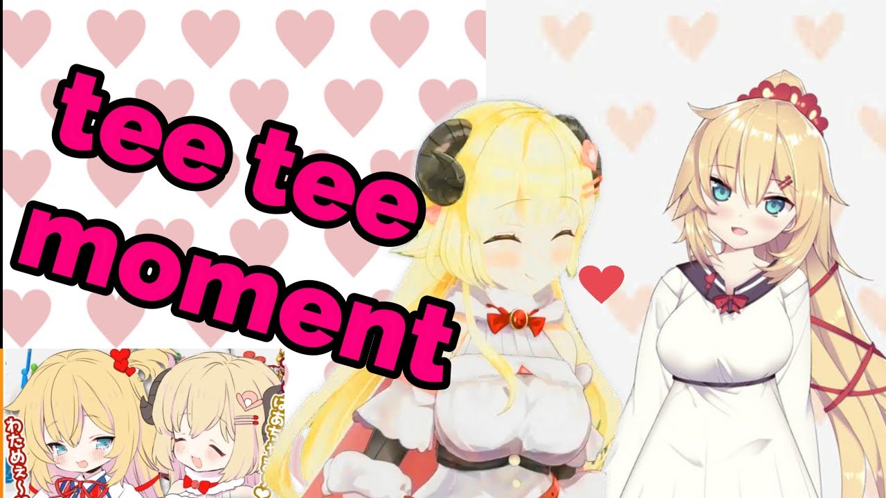 【ENG SUB】Akai Haato Tunomaki Watame teetee moment hololive